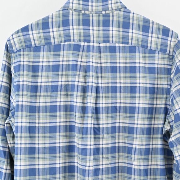 VINEYARD VINES Mens Plaid Shirt Size M Slim Longshore Blue Green Button Casual - Picture 10 of 11